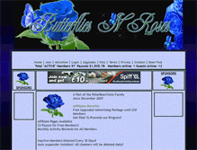 Tablet Screenshot of butterfliesnroses.com